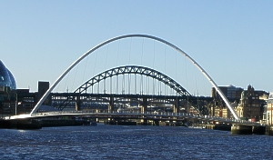 Gateshead Millennium Footbridge Profile